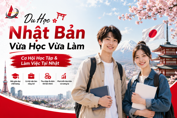 CHƯƠNG TRÌNH DU HỌC NHẬT BẢN  VỪA HỌC VỪA LÀM